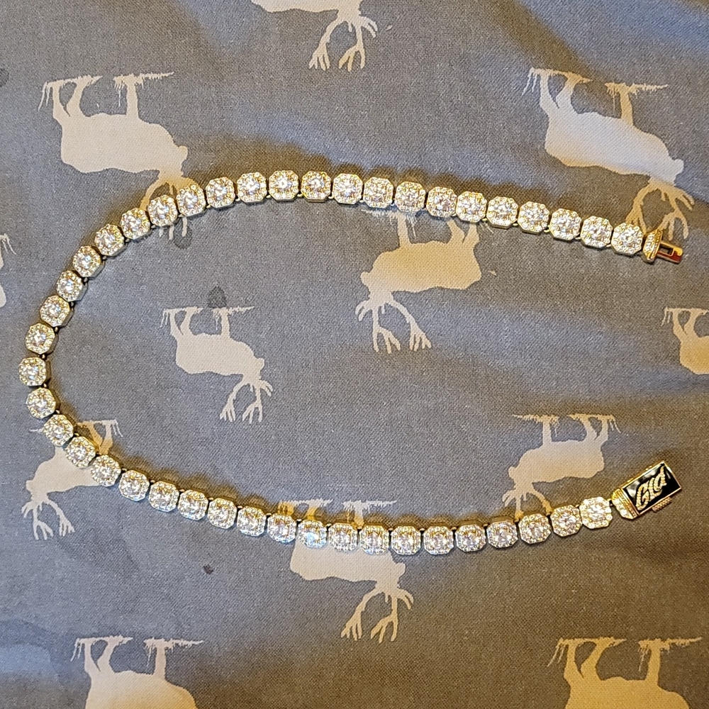 Gld 22 inch diamond chain